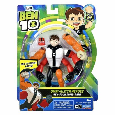 Ben kuviossa 10, Omni Glitch Heroes luu neljä Arms Rath