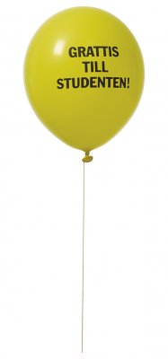Student ilmapallot 8 kpl (keltainen / sininen)