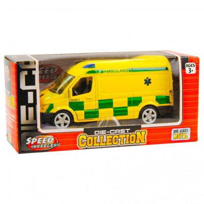 Ambulanssin metallin kanssa vedä takaisin-toiminto 11 cm
