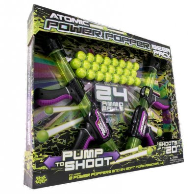 Atomic bollpistoli mega pack, pump to shoot