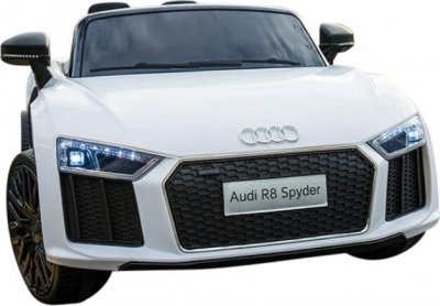 Fyndbox Sähköauton lapset Audi Spyder R8 Valkoinen