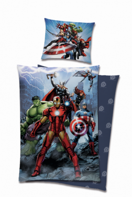 Marvel Avengers Vuodevaatteet Pussilakanasetti Lakanat 150x210 cm