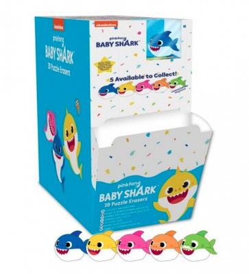 Baby Shark 3d-figuuripyyhekumi 2-in-1