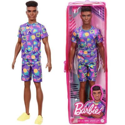 Barbiedocka Ken i lila klädset