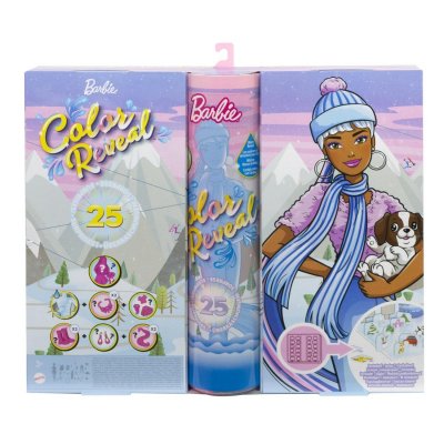 Barbie Color Reveal Adventtikalenterin kotitehtävä 2021t