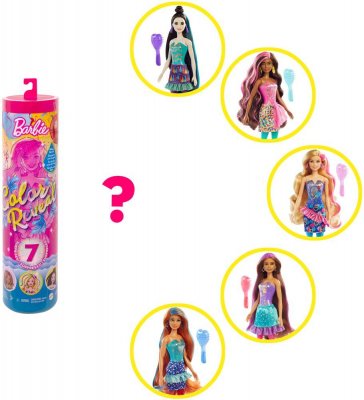 Barbie Color Reveal Party Nukke 7 yllätyksellä