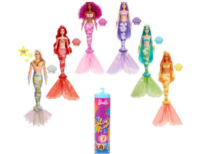 Barbie Color Reveal Party merenneitonukke 7 yllätyksellä