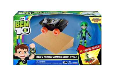 Ben 10 Rustbuggy-jalat rullalaudalla