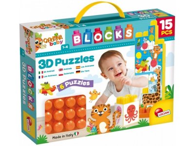 Blocks 3D palapeli 15 palaa