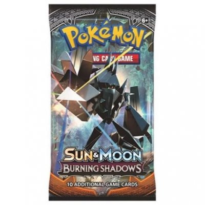 Pokémon Aurinko ja kuu Poltto Shadows Booster kortteja