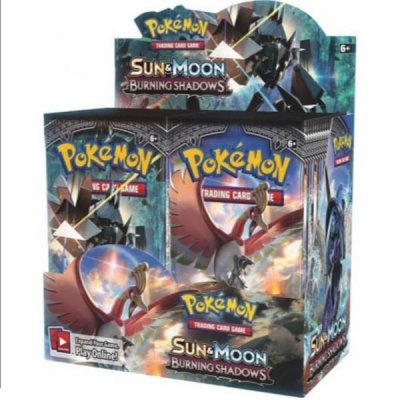Pokémon Sun & Moon Burning Shadows Display (36 Booster) kortteja