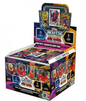 Uefa Champions League 350 kpl jalkapallo-kortti 2020/2021 Booster