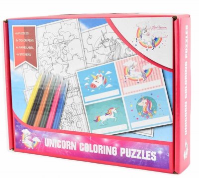 Yksisarvinen Väritä Itse -palapeli