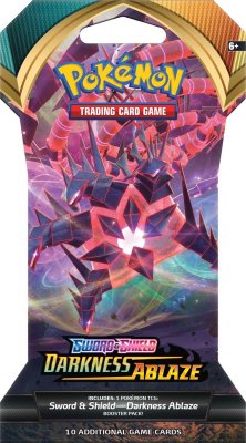 Pokemon Sword & Shield Darkness Ablaze Booster Läpipainopakkaus keräilykortit