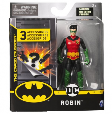 DC Comics Toimintahahmo Robin lisävarusteilla