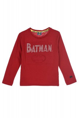 DC Comics Batman pitkähihainen punainen paita