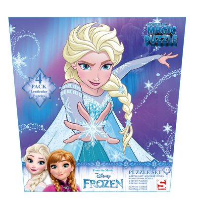 Disney Frost 3D palapelit 4 erilaista palapelit mukana