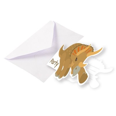 Dinosaurus-kutsukortti, 8 kpl