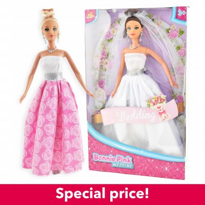 Nukke hääpuvussa - 2 eri versiota