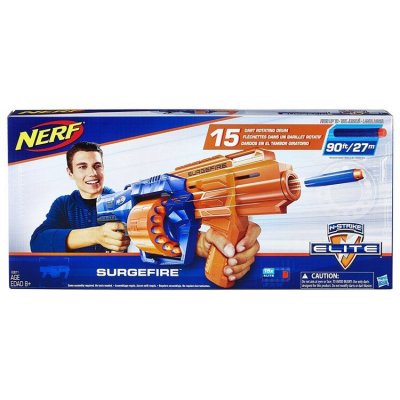 Nerf N-Strike Elite Ylijännitesuoja tuleen 15 nuolilla