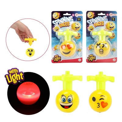 Emoji Spinning valopallo