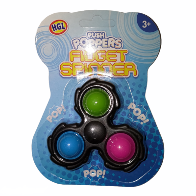 Push Poppers Bubble Fidget Spinner