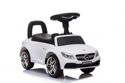 Jalankulkuauto Mercedes AMG C63 Coupe valkoinen