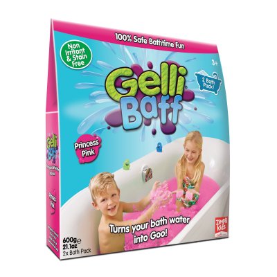 Gelli Baff, Muuttaa kylpyveden limaiseksi gegganpunaiseksi, 300 g