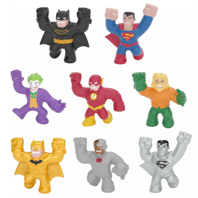 Goo Jit Zu Rare Superman-joustava leluhahmo Mini
