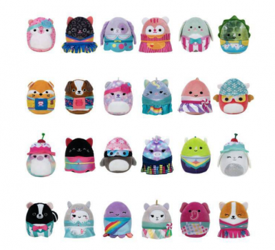 Pehmeitä leluja Squishvillen sokealaukku 1 kpl, Series 6