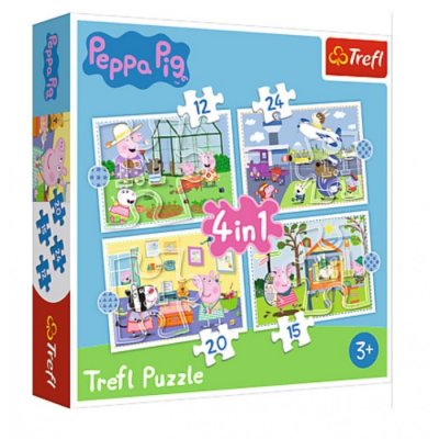 Pipsa Possu 4 in 1 palapeli