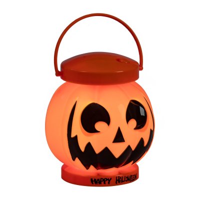 Halloween -kurpitsa äänellä ja valolla