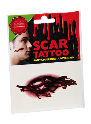 Halloween -haavatatuointi