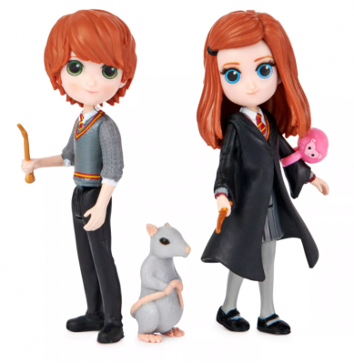 Harry Potter Minis -hahmot Ron Weasley ja Ginny Weasley