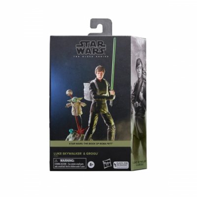 Hasbro - Star Wars The Black Series The Book Of Boba Fett Luke Skywalker And Grogu