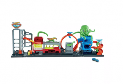 Hot Wheels City Ultimate mustekala autopesu auton rata