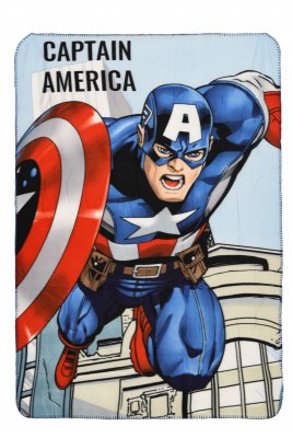 Captain America ruudullinen viltti