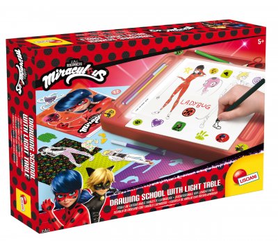 Ladybug piirustuskoulu valolla