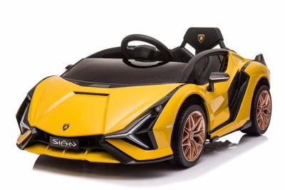 Elbil Barn Lamborghini Sian 12v keltainen