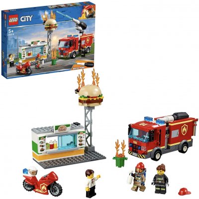LEGO Cityn palokunnan kutsu hampurilaisravintolaan 60214