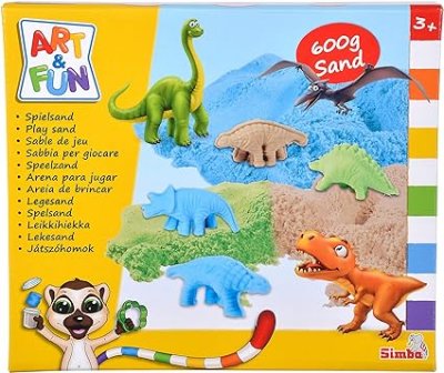 Art &Fun Playsand Set Dinosaurukset