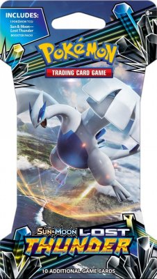 Pokémon Aurinko ja kuu kadonnut Thunder Läpipainopakkaus Booster keräilykortit