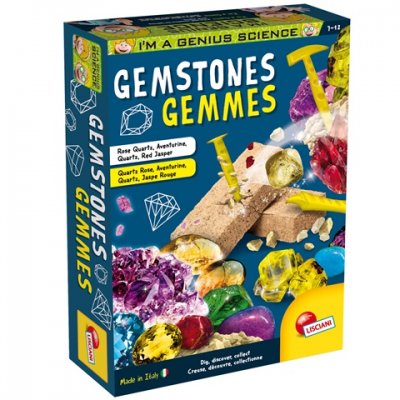 Tiede pakki, löytää erilaisia mineraaleja