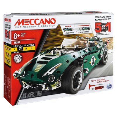 Meccano Rakennussarja 5-i-1 Pull Back Car