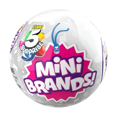 Mini Brands Shopping Zuru sokealaukku 5 lelulla 1 kpl