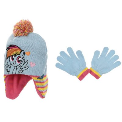 My Little Pony Rainbow Dash hattu ja lapaset