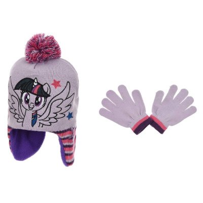 My Little Pony Twilight sparkle hattu ja lapaset
