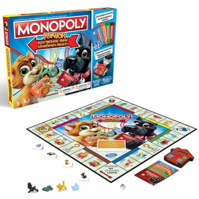 Monopoly Junior sähköisiä pankkipalveluja, ruotsi