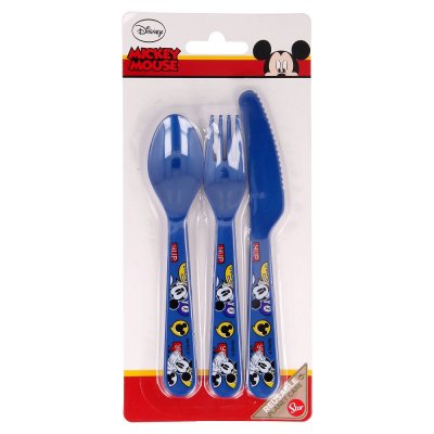 Disney Mickey Mouse muoviset ruokailuvälineet