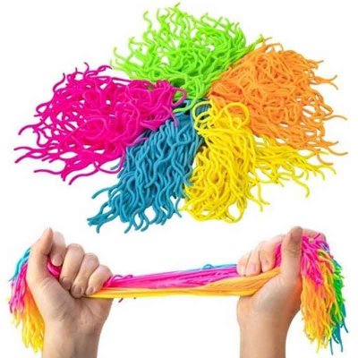 Nee Doh Rainbow Ramen Noodlies Liikehtiä levottomasti